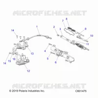 ENGINE, AUSPUFFKLAPPE ASM. AND ACTUATOR -S23TLC8RS/8RE (C601475)