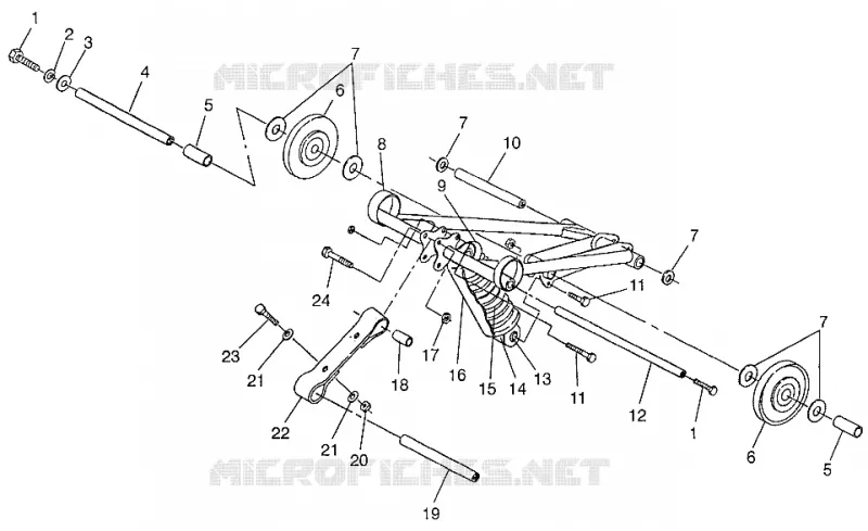 FRONT Drehmomentarm WIDETRAK GT 0972061 and EUROPEAN WIDETRAK GT E972061 (4938173817B007)