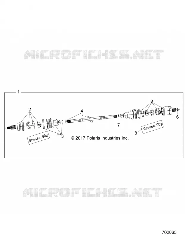 DRIVE TRAIN, FRONT ACHSWELLE