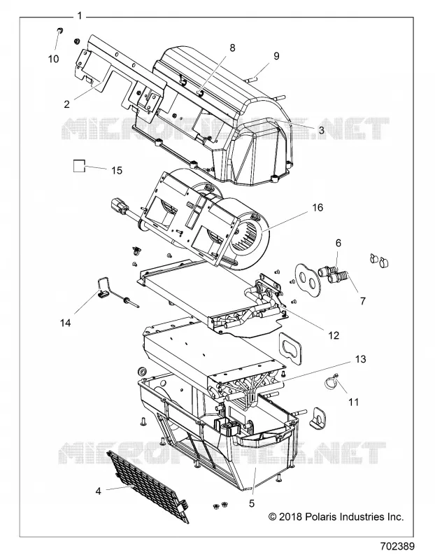 KLIMAANLAGE ASSEMBLY