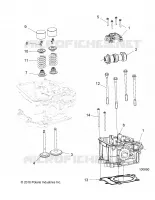ENGINE, ZYLINDERKOPF, CAM AND VALVES