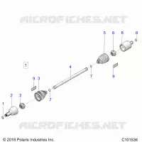 ANTRIEB, DRIVE SHAFT, FRONT