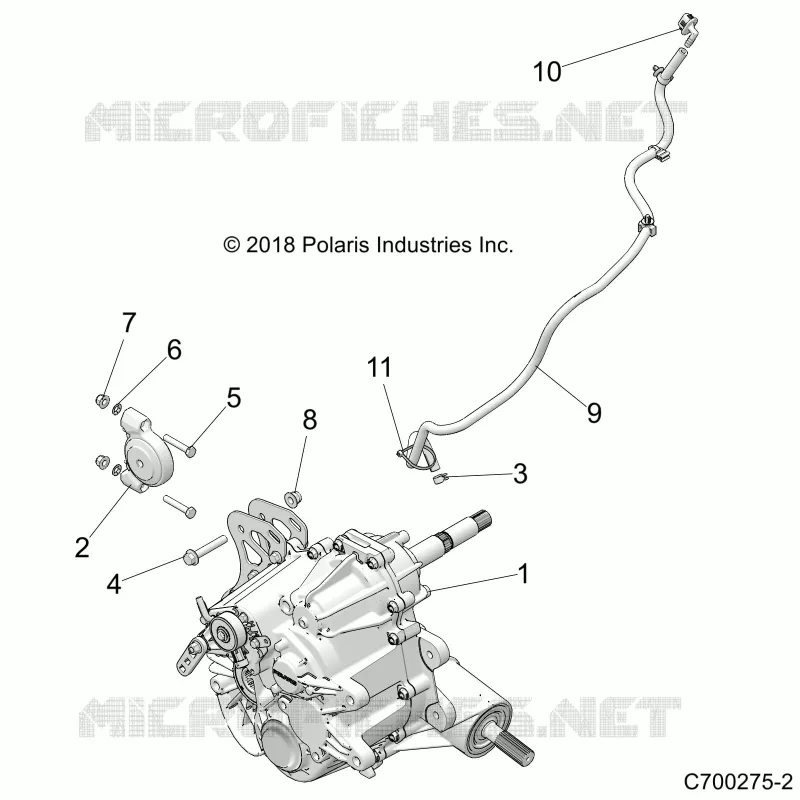 DRIVE TRAIN, MAIN GEARCASE MOUNTING
