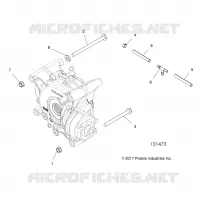DRIVE TRAIN, REAR, GEARCASE MOUNTING