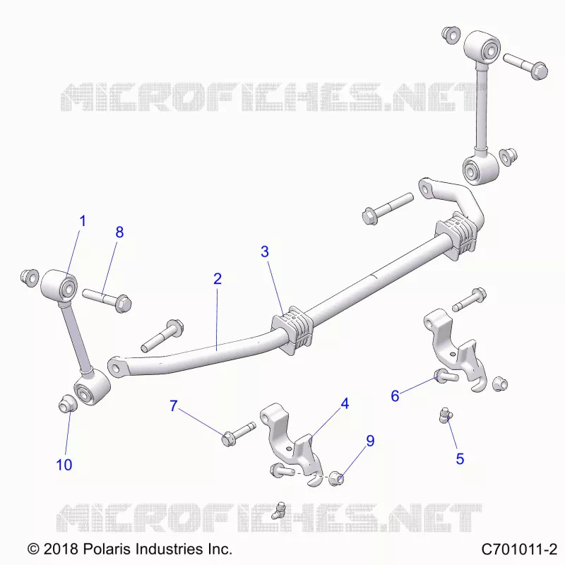 SUSPENSION, FRONT STABILISATORSTANGE- G21G4J99AW/BW (C701011-2)