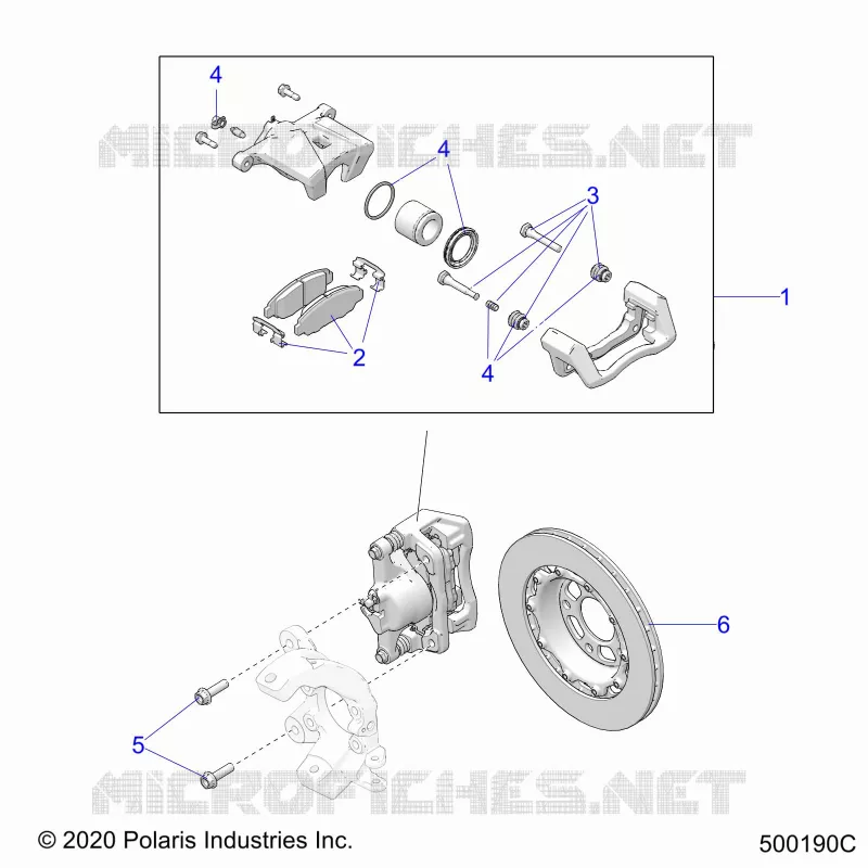 BRAKES, BREMSZANGE VORNE