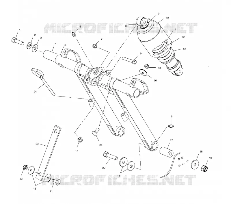 FRONT Drehmomentarm