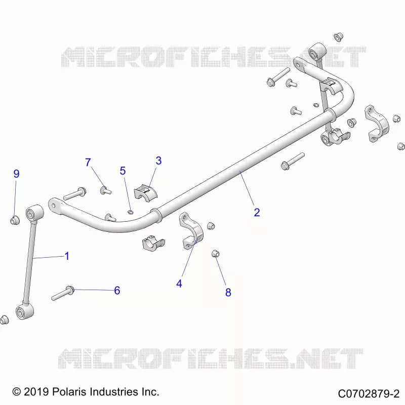 SUSPENSION, REAR STABILISATORSTANGE