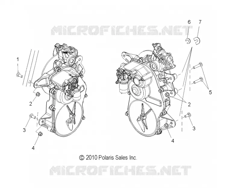 ANTRIEB, GETRIEBEGEHÄUSE MOUNTING
