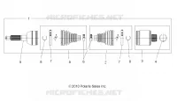 DRIVE TRAIN, HINTEN DRIVE SHAFT