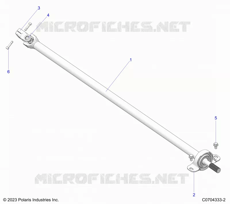 ANTRIEB, REAR PROP SHAFT