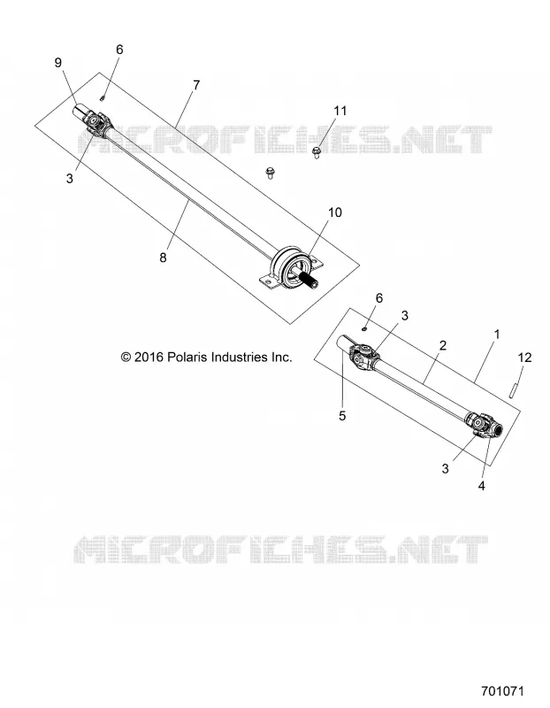 DRIVE TRAIN, FRONT KARDANWELLE