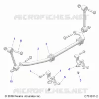 SUSPENSION, FRONT STABILISATORSTANGE