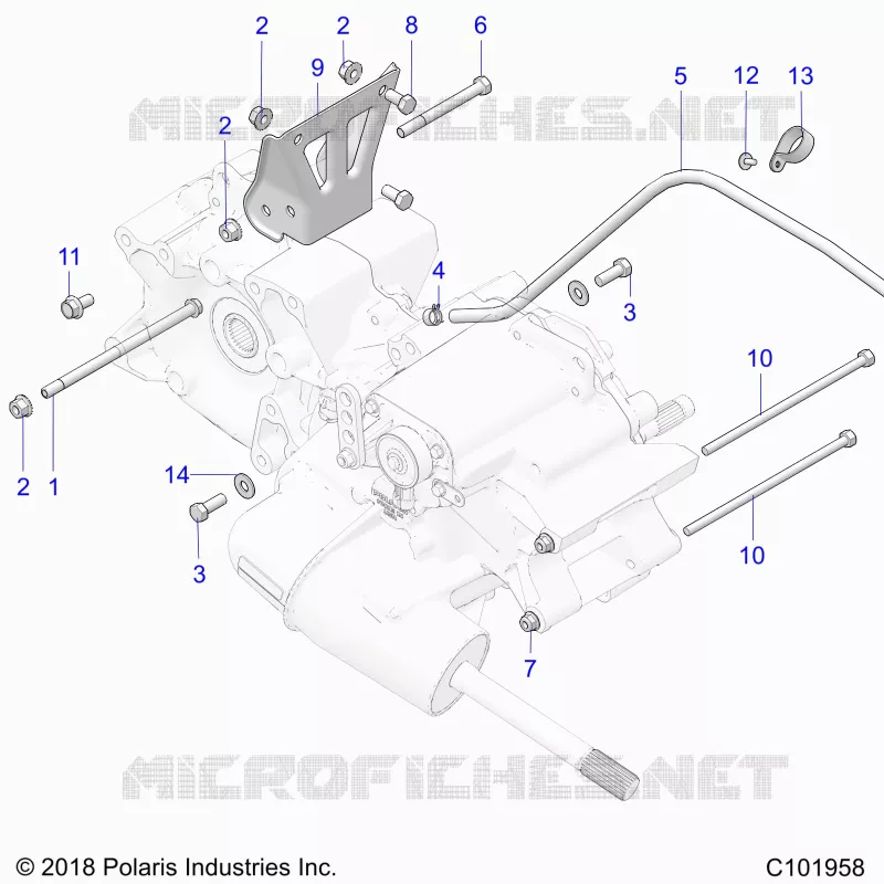 ANTRIEB, MAIN GEARCASE MOUNTING