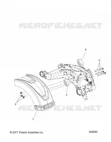 KAROSSERIE HINTEN FENDER (USA ONLY)