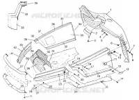 NOSEPAN ASSEMBLY TRAIL 0952761, TRAIL DELUXE 0952262, AND EUROPEAN TRAIL DE (4928862886A012)
