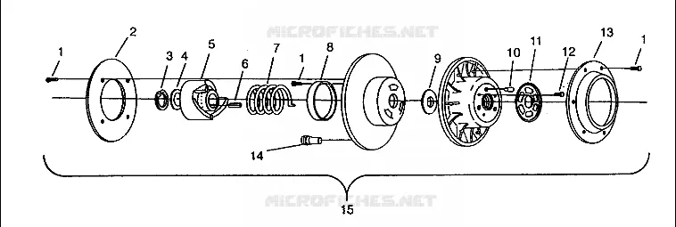 angetriebene Kupplungs ASSEMBLY RXL TOURING E940869 (49274327430026)