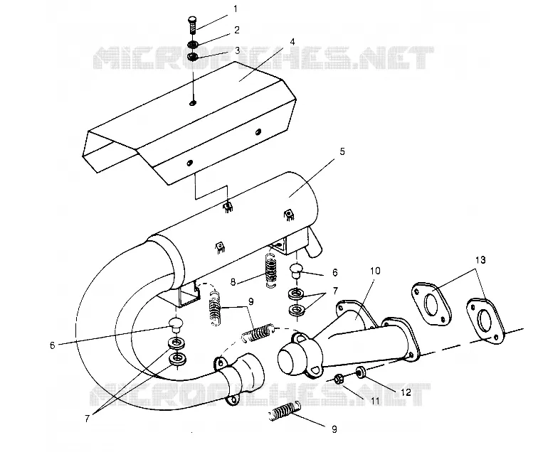 ABGASSYSTEM LITE GT 0953133 and  EUROPEAN LITE GT E953133 (4928922892B014)