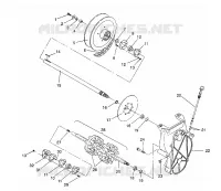 ANTRIEB ASSEMBLY 440 XCR / 0931760 (4923022302019A)