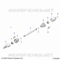 ANTRIEB, DRIVE SHAFT, MIDDLE