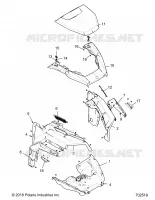 HAUBE AN FRONT FENDERS