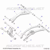 HINTERRADAUFHÃ„NGUNG CONTROL ARMS- A20SXZ95AG (C0211319)