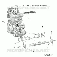 MOTOR, MOUNTING & LONG BLOCK