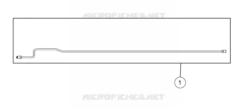 BREMSE LINES, RIGHT, REAR