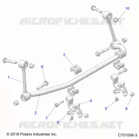 SUSPENSION, FRONT STABILISATORSTANGE