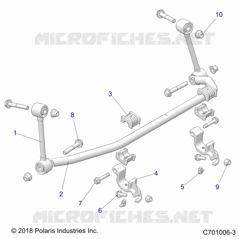 SUSPENSION, FRONT STABILISATORSTANGE