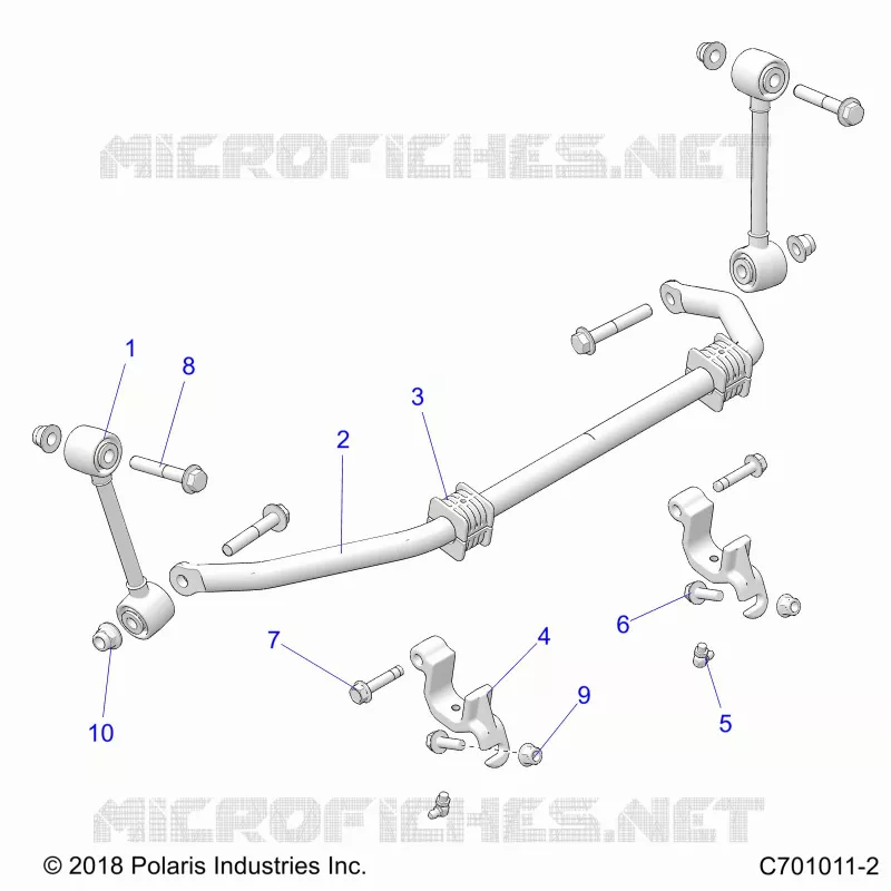 SUSPENSION, FRONT STABILISATORSTANGE- Z22NAS99CK/FK (C701011-2)