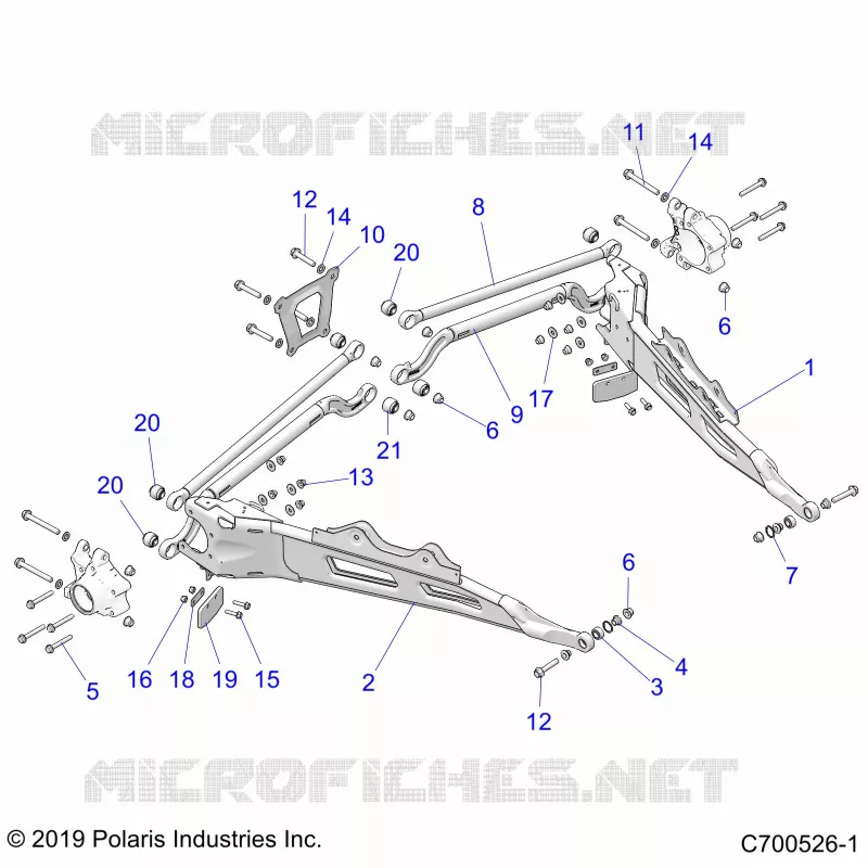 HINTERRADAUFHÃ„NGUNG CONTROL ARMS