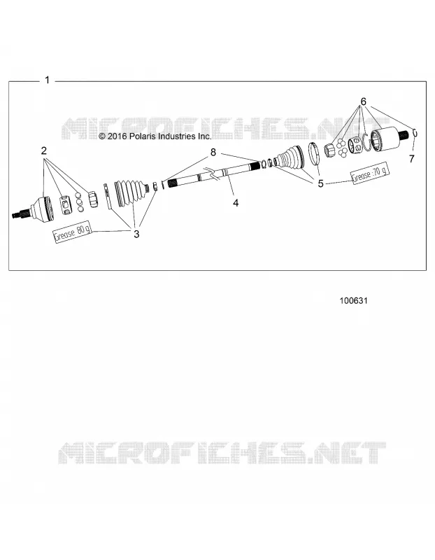 DRIVE TRAIN, HINTERE ANTRIEBSWELLE