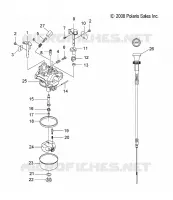 ENGINE, VERGASER AND CHOKE CABLE