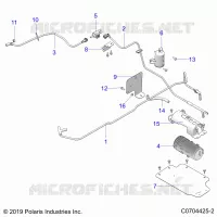 TREIBSTOFF SYETEM, TREIBSTOFF TANK EVAP, CANISTER AND LINES