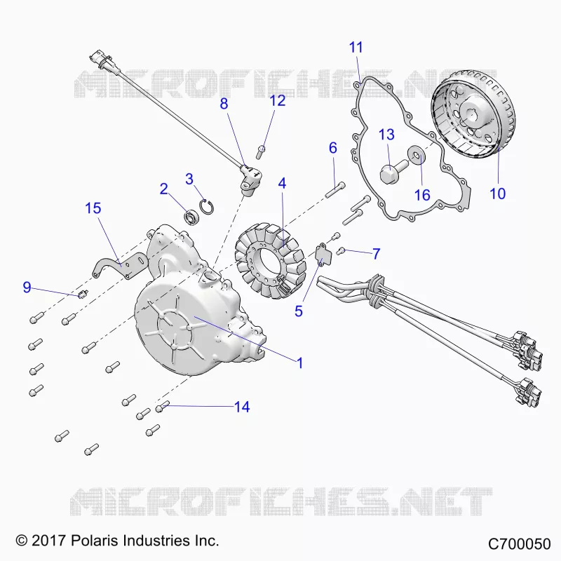 ENGINE, STATOR AND FLYRAD