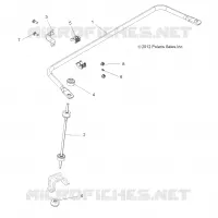SUSPENSION, DREHSTAB, REAR