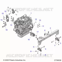 MOTOR, MOUNTING & LONG BLOCK