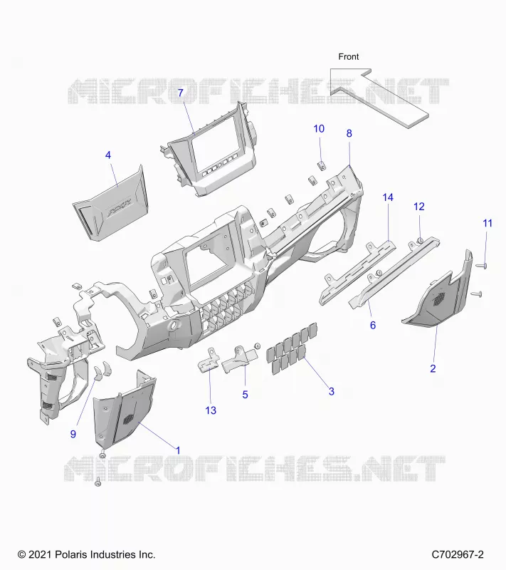 INSTRUMENTENTAFEL LOWER