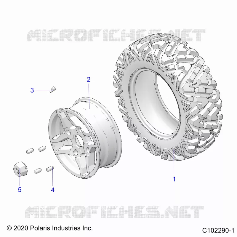 RADS, FRONT TIRE