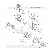 ENGINE, PISTON   KURBELWELLE